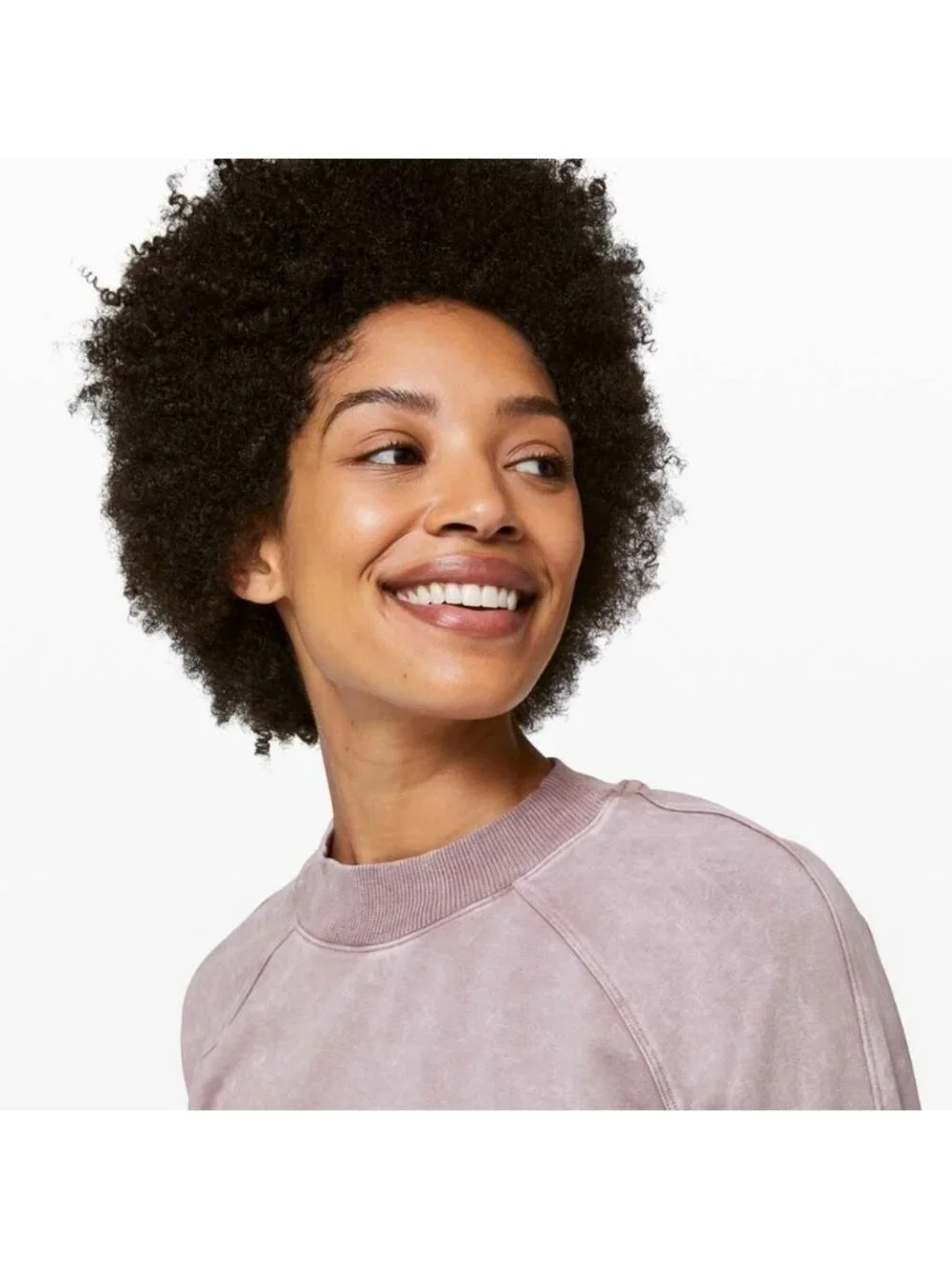 Lululemon Ready to Roll Crew Washed Vintage Mauve